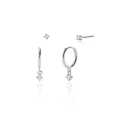 Pendientes DIAMOND plata