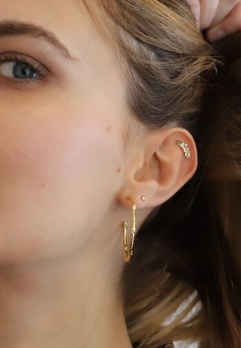 Boucles d'oreilles en or GROS NOEUDS 4