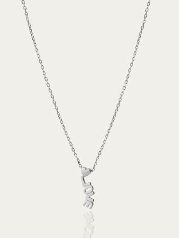 Collier LOVE SLV. Argent sterling. 2