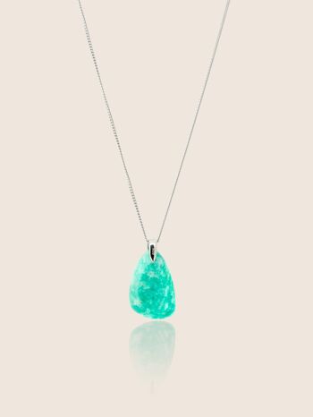 Collier en argent sterling THE SEA SLV. Pierre turquoise. 2