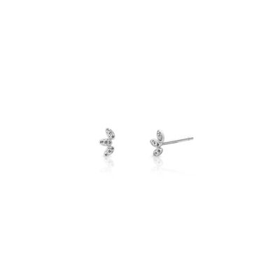 Pendientes PETALS plata