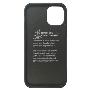 Coque Biodégradable iPhone 12 Mini Noir 2