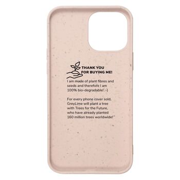 Coque iPhone 13 Pro Biodégradable Pêche 2