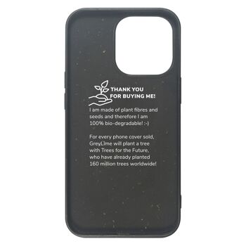 Coque iPhone 13 Pro Biodégradable Noir 2