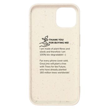 Coque Biodégradable iPhone 13 Beige 2