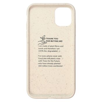 Coque Biodégradable iPhone 11 Beige 2