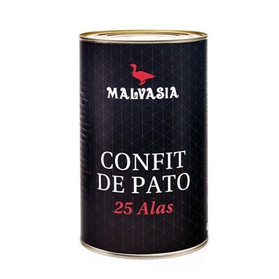 Duck Confit Wings Malvasia, round can 25 units
