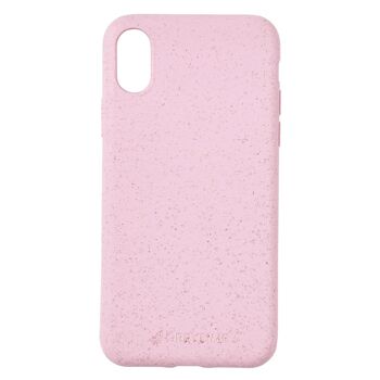 Coque iPhone X/XS Biodégradable Rose 1