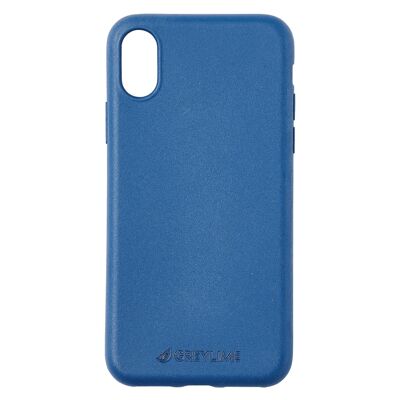 Cover iPhone X/XS Biodegradabile Blu Navy