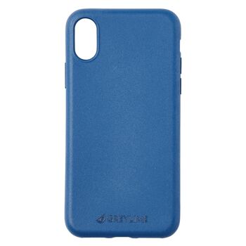 Coque iPhone X/XS Biodégradable Bleu Marine 1