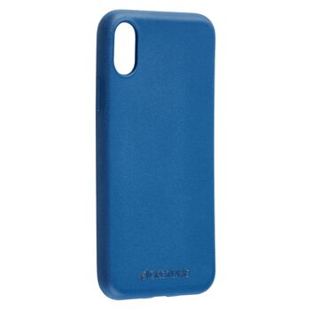 Coque iPhone X/XS Biodégradable Bleu Marine 2