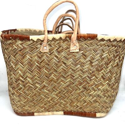Basket from Madagascar - brown