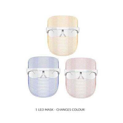 Masque Led Sans Fil 3 Couleurs