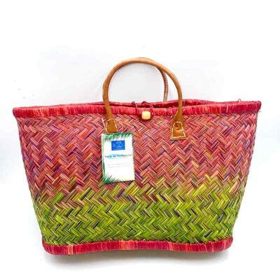 Basket from Madagascar - red'