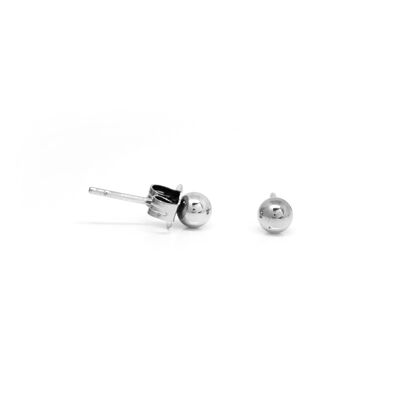 Tiina earrings, 4 mm