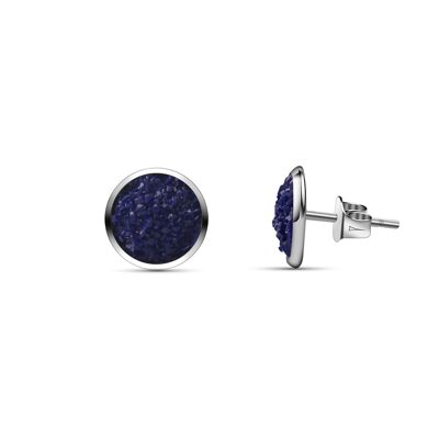 Seireeni earrings, amethyst 12 mm