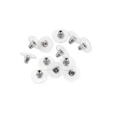 Earring lock, wide (4 pairs)