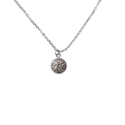 Seireeni pendant, grey 8 mm