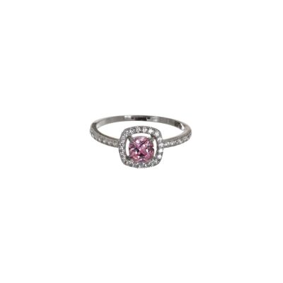 Prinsessa ring, pink size 19