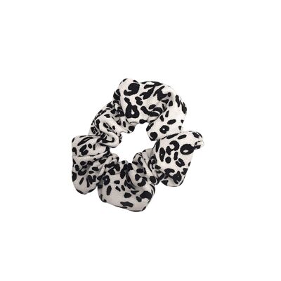 Spotted scrunchie, white