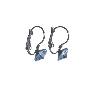 Summer bead earrings, blue