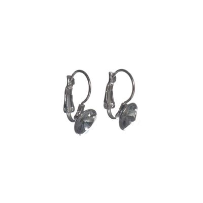 Summer bead earrings, grey