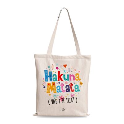 Tote Bag – Hakuna Matata live and be happy