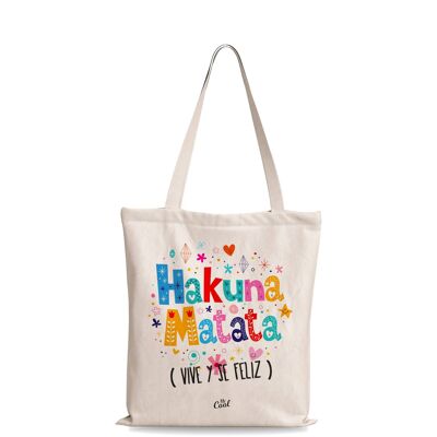 Bolsa Tote Bag – Hakuna matata vive y se feliz