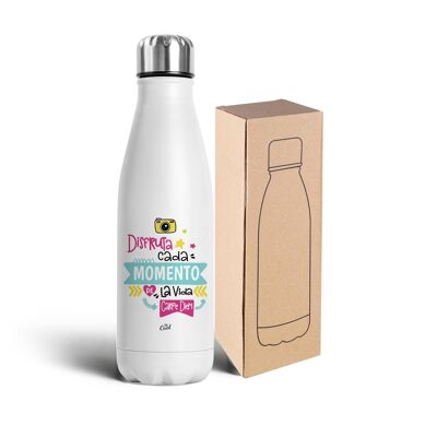 750ml stainless steel bottle – Enjoy every moment