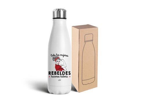 Botella Acero inoxidable 750ml – Solo las mujeres rebeldes