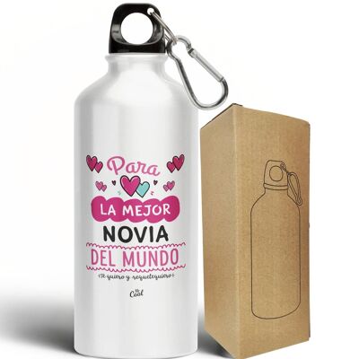 500ml Aluminum Bottle – For the best girlfriend in the world