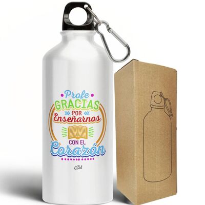 Botella Aluminio 500ml – Profe gracias por enseñarnos