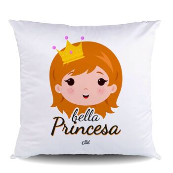 Coussin – puissante princesse blonde