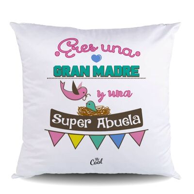 Canvas Cushion – You are a great mother and a great grandmother