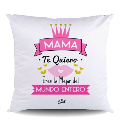 Canvas Cushion – Mom I love you, you are the best in the whole world