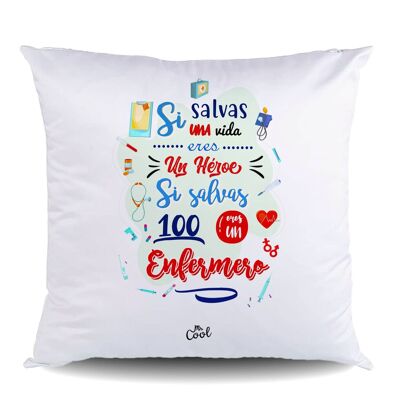 Canvas Cushion – If you save a life you are a hero, if you save 0