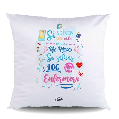 Canvas Cushion – If you save a life you are a hero, if you save