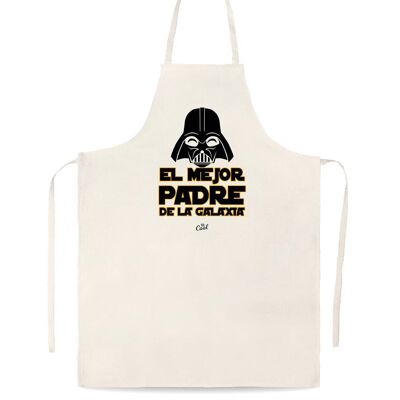 Linen Apron - Best Dad in the Galaxy