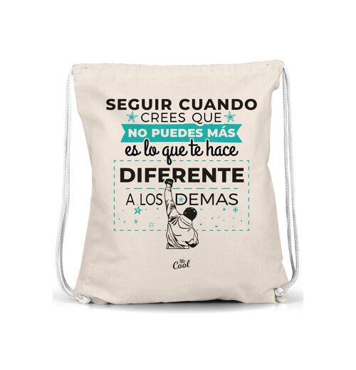 Mochila Saco – Seguir cuando crees que no puedes