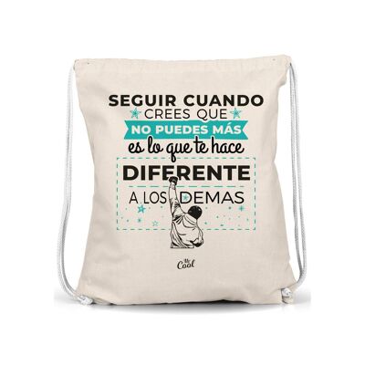 Mochila Saco – Seguir cuando crees que no puedes