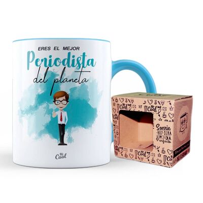 Light Blue Mug – You are the best journalist on the planet
