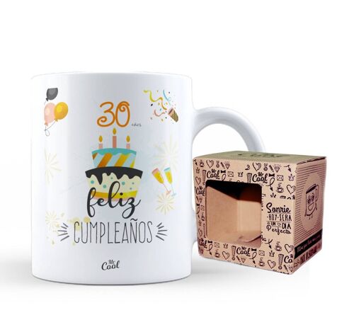 Taza – 30 años Feliz cumpleaños