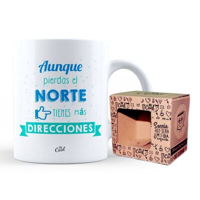 Mug – Même si vous perdez le nord, vous avez plus de directions