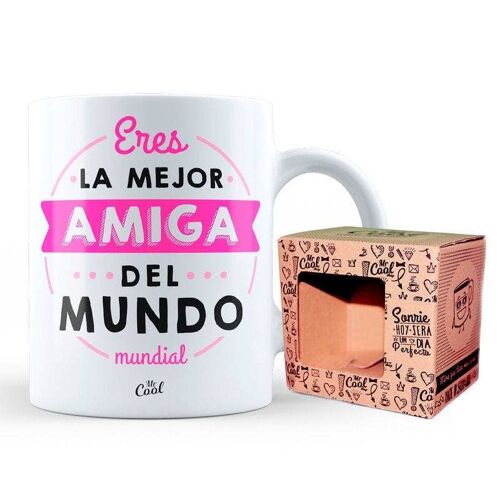 Taza – Eres la mejor amiga del mundo mundial