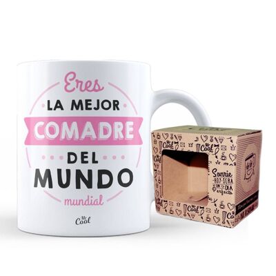 Taza – Eres la mejor comadre del mundo mundial