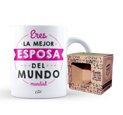 Taza – Eres la mejor esposa del mundo mundial