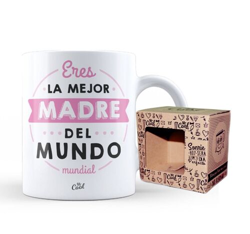 Taza – Eres la mejor madre del mundo mundial