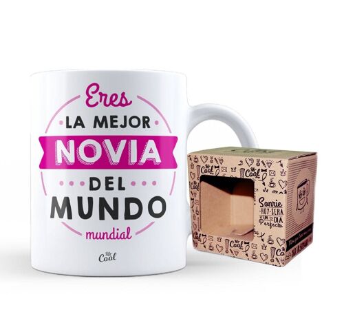 Taza – Eres la mejor novia del mundo mundial