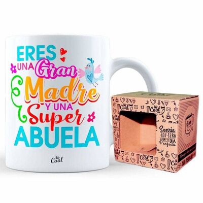 Mug – You are a great mother and a super grandmother v2