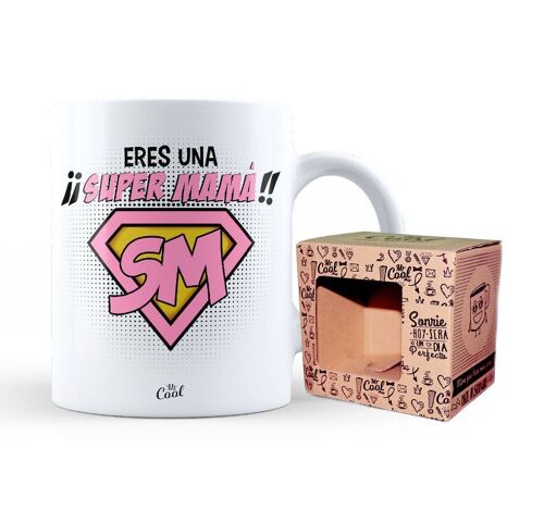 Taza – Eres una super mama